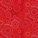 Quilt Backs Col. 102 Malkamalka Red (274cm)